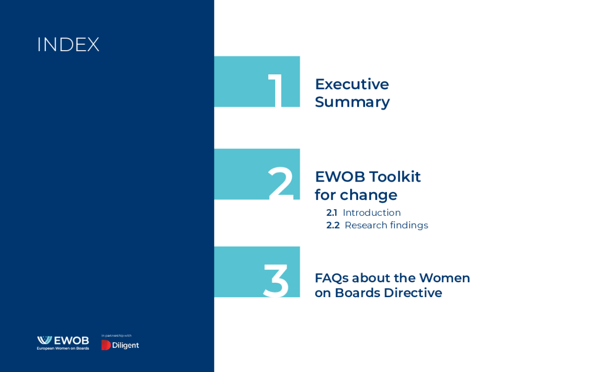 EWOB - Toolkit for change Gender diversity on European boards ...