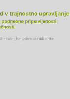 Praktični vpogled v trajnostno upravljanje