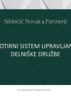 Enotirni sistem upravljnja delniške družbe