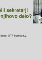 Kdo naj bi bili sekretarji NS in kaj je njihovo delo?
