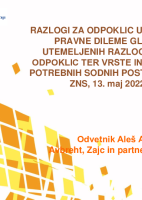 Razlogi za odpoklic uprave in pravne dileme glede utemeljenih razlogov za odpoklic ter vrste in števila potrebnih sodnih postopkov