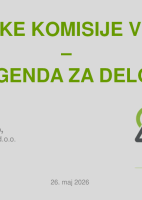 Naloge, pristojnosti in agenda za delo RK