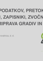 Zaupnost podatkov, pretok informacij, zapisniki, zvočni zapisi, hramba, priprava gradiv in sej NS