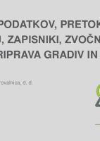 Zaupnost podatkov, pretok informacij, zapisniki, zvočni zapisi, hramba, priprava gradiv in sej NS