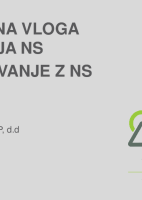 Svetovalna vloga sekretarja NS in sodelovanje s predsednikom in člani NS