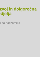 Trajnostno poslovanje  ("Izobraževanje za nadzornike")