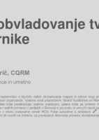 Upravljanje s tveganji ("Izobraževanje za nadzornike")