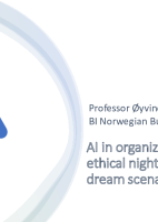 AI in organizations: Identifying ethical nightmares and ethical dream scenarios