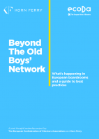 Beyond The Old Boy´s Network