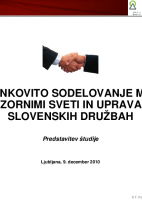 Učinkovito sodelovanje med NS in U v slovenskih družbah