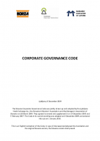 Corporate governance code 2009