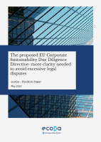 ecoDa Position Paper on the Corporate Sustainability Due Diligence draft directive