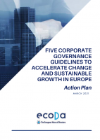 Five Corporate Governance Guidelines to accelerate change and sustainable growth in Europe