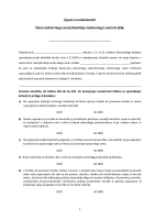 Izjava o neodvisnost člana NS - VZOREC