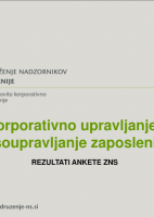 Korporativno upravljanje in soupravljanje zaposlenih - rezultati ankete ZNS