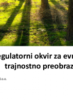 Regulatorni okvir za evropsko trajnostno preobrazbo