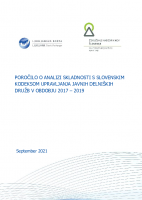 Poročilo o analizi skladnosti s Slovenskim kodeksom upravljanja javnih delniških družb za javne družbe za obdobje 2017‒2019