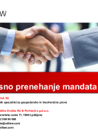 Predčasno prenehanje mandata upravi