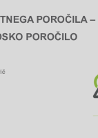 Sprejem letnega poročila - Računovodsko poročilo
