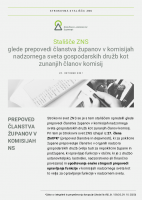 Stališče ZNS glede prepovedi članstva županov v komisijah nadzornega sveta gospodarskih družb kot zunanjih članov komisij