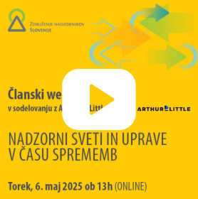 POSNETEK - Nadzorni sveti in uprave v času sprememb