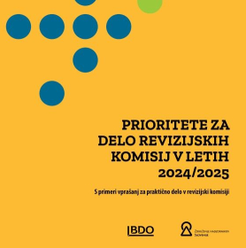 NOVO - Prioritete za delo revizijskih komisij v letih 2024 in 2025