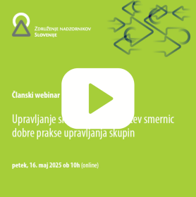 Posnetek webinarja Upravljanje skupin