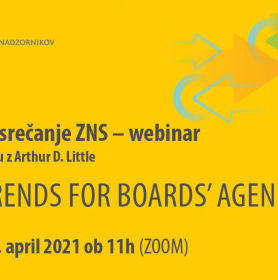 Člansko srečanje - Top trends for boards’ agendas