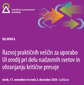Razvoj praktičnih veščin za uporabo UI orodij pri delu nadzornih svetov in ohranjanju kritične presoje