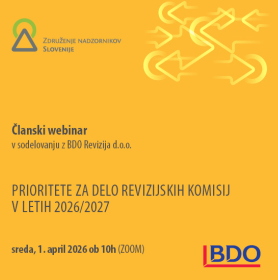 Prioritete za delo revizijskih komisij 2026/2027