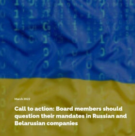 Poziv ZNS in ecoDa k premisleku članov nadzornih svetov glede mandatov v ruskih in beloruskih podjetjih ter poslovanju družb na teh trgih