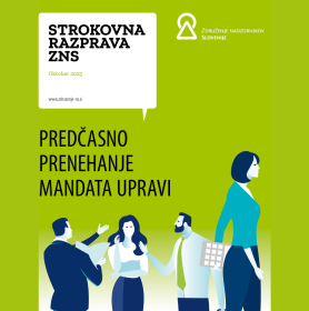 Strokovna razprava ZNS: Predčasno prenehanje mandata uprave