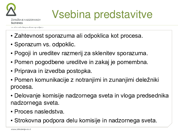 Učinkovita izvedba postopka odpoklica v praksi