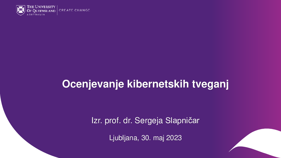 Ocenjevanje kibernetskih tveganj