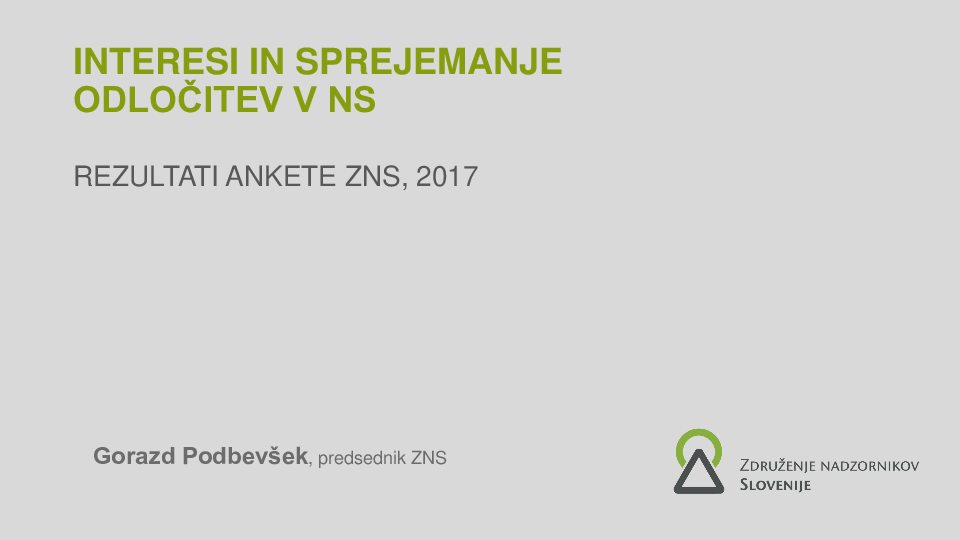 Priporočila dobre prakse sodelovanje delavcev v organu nadzora