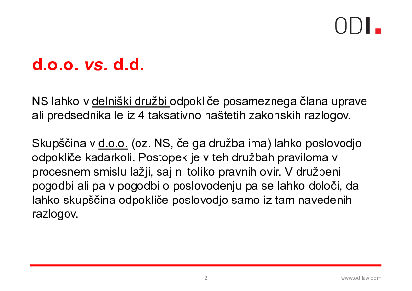 Odpoklic uprave delniške družbe