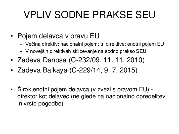 Delovno razmerje s članom uprave