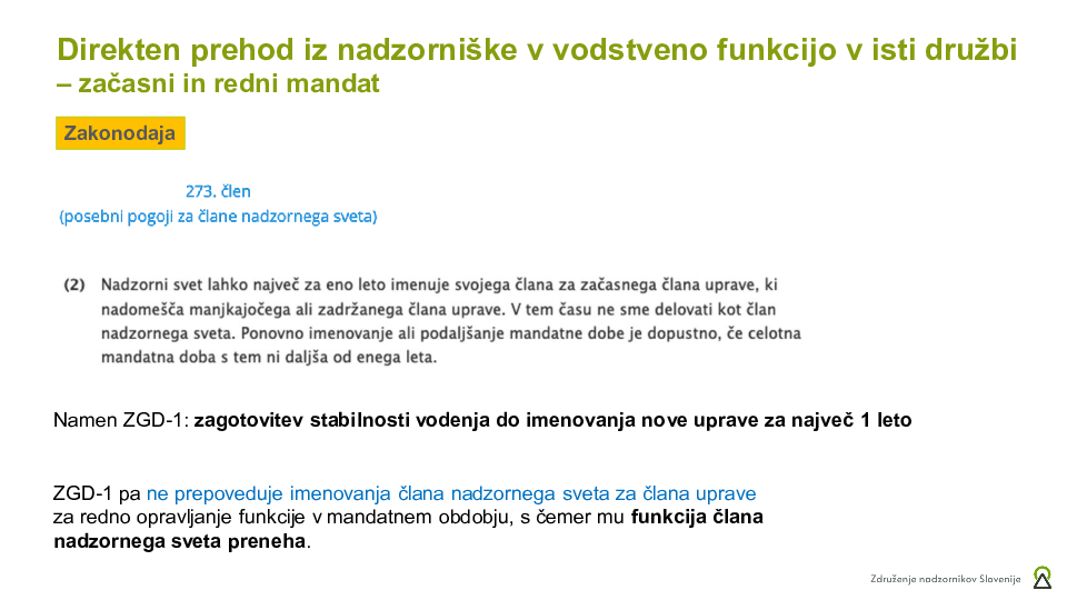 Praktični primeri preprečevanja nastanka korupcijskih tveganj in mehanizmi izogibanja nasprotju interesov - ZNS praksa