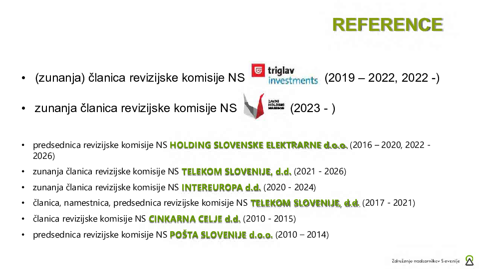 Sodelovanje nadzornega sveta z revizorji  ("Izobraževanje za nadzornike")