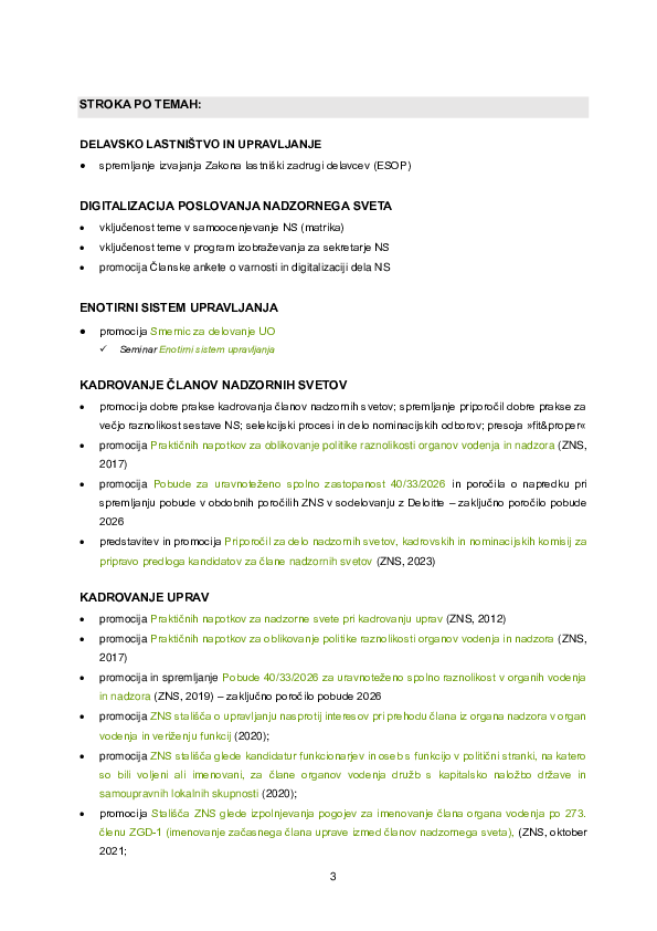 Program dela ZNS 2026