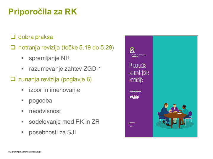 Sodelovanje nadzornega sveta z revizorji  ("Izobraževanje za nadzornike")