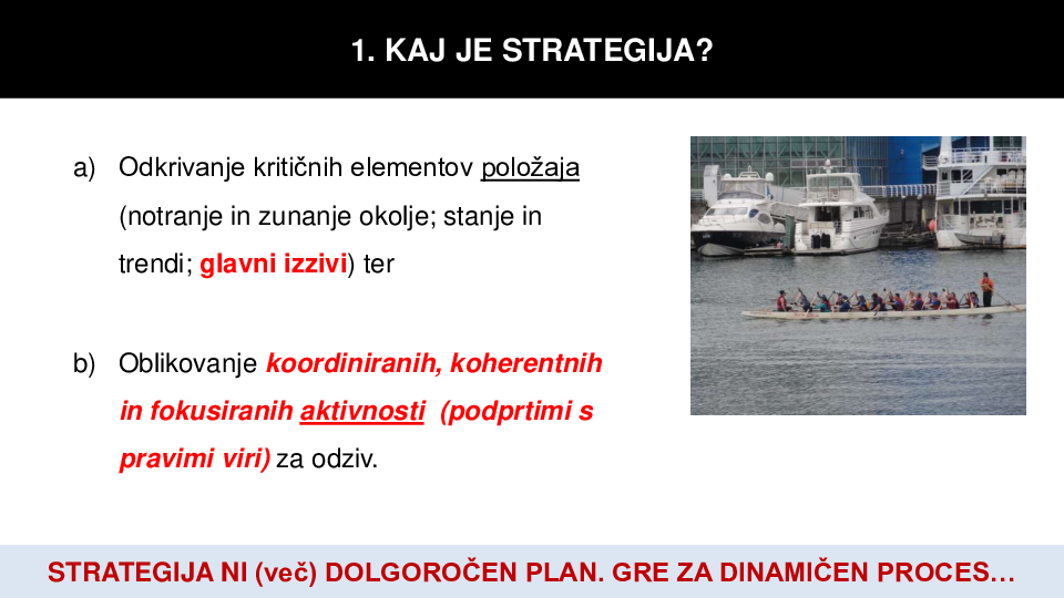 Vloga nadzornega sveta pri strateškem usmerjanju družbe  ("Izobraževanje za nadzornike")