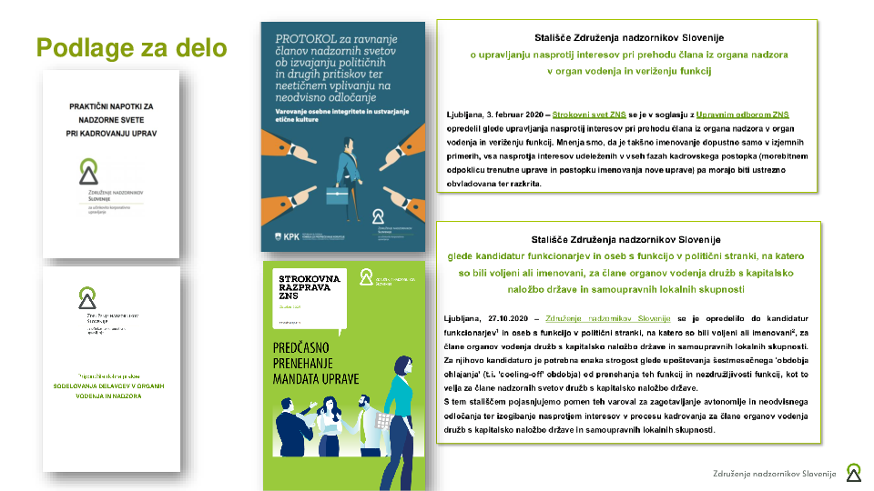 Kadrovanje in nagrajevanje uprav ("Izobraževanje za nadzornike")