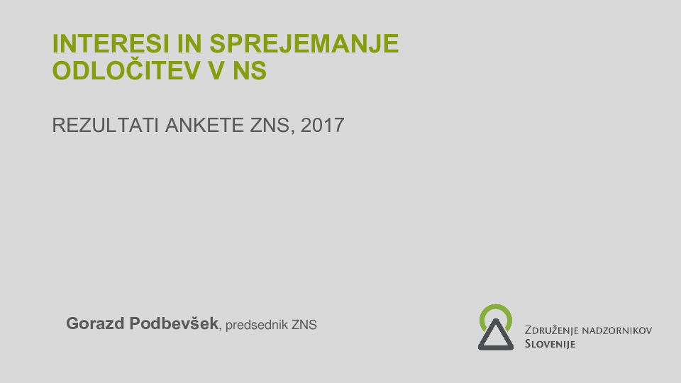 Priporočila dobre prakse sodelovanje delavcev v organu nadzora