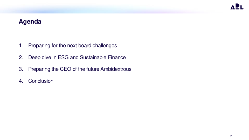 Board of the future - Next generation board members & CEOs