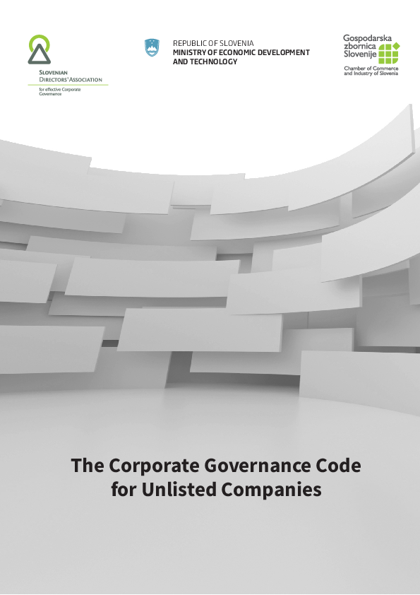 The Corporate Governance Code for Unlisted Companies