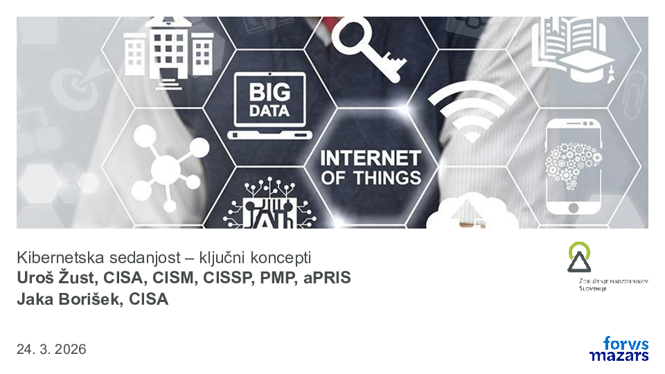 Kibernetska sedajnost - ključni koncepti