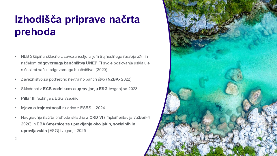 Načrt prehoda: NLB Skupina - Izkušnje in izzivi