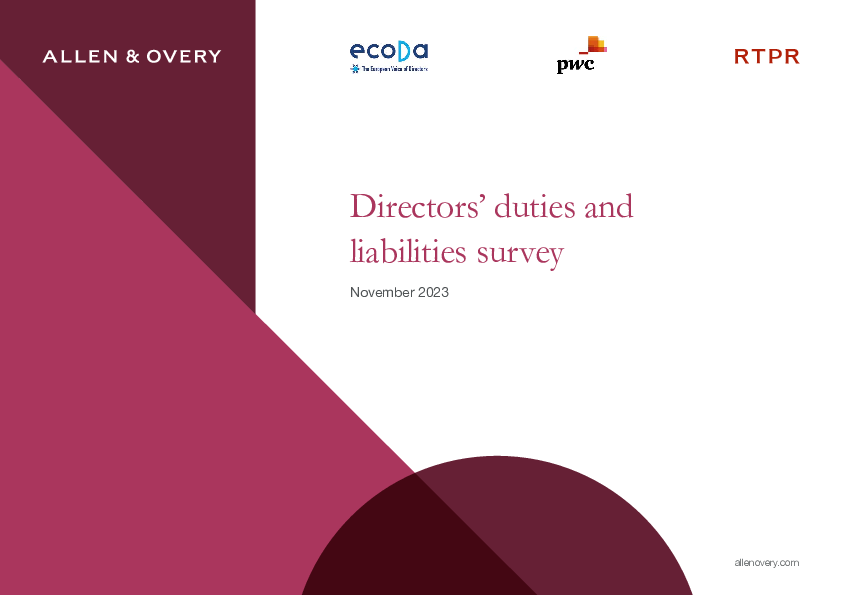 Directors’ duties and liabilities survey
