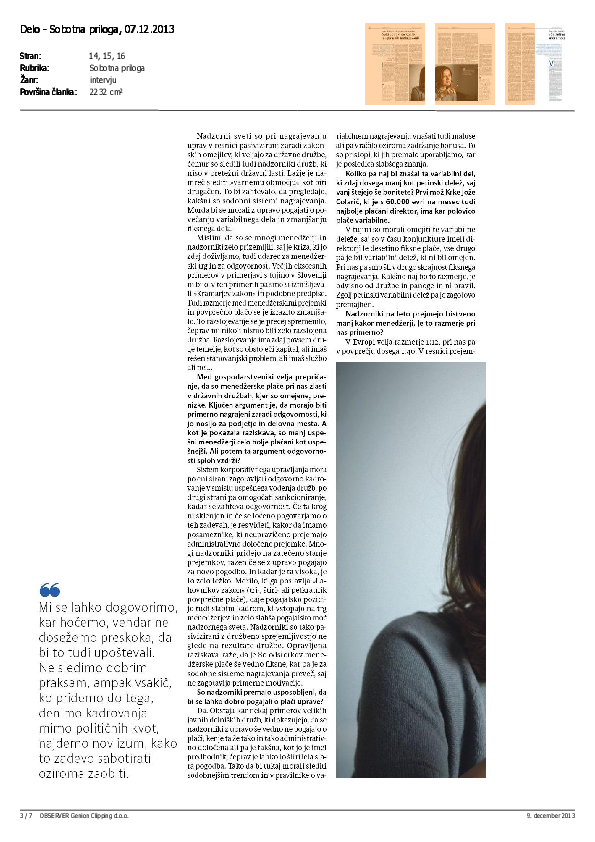 Naši politiki so kot liki iz španskih nadaljevank